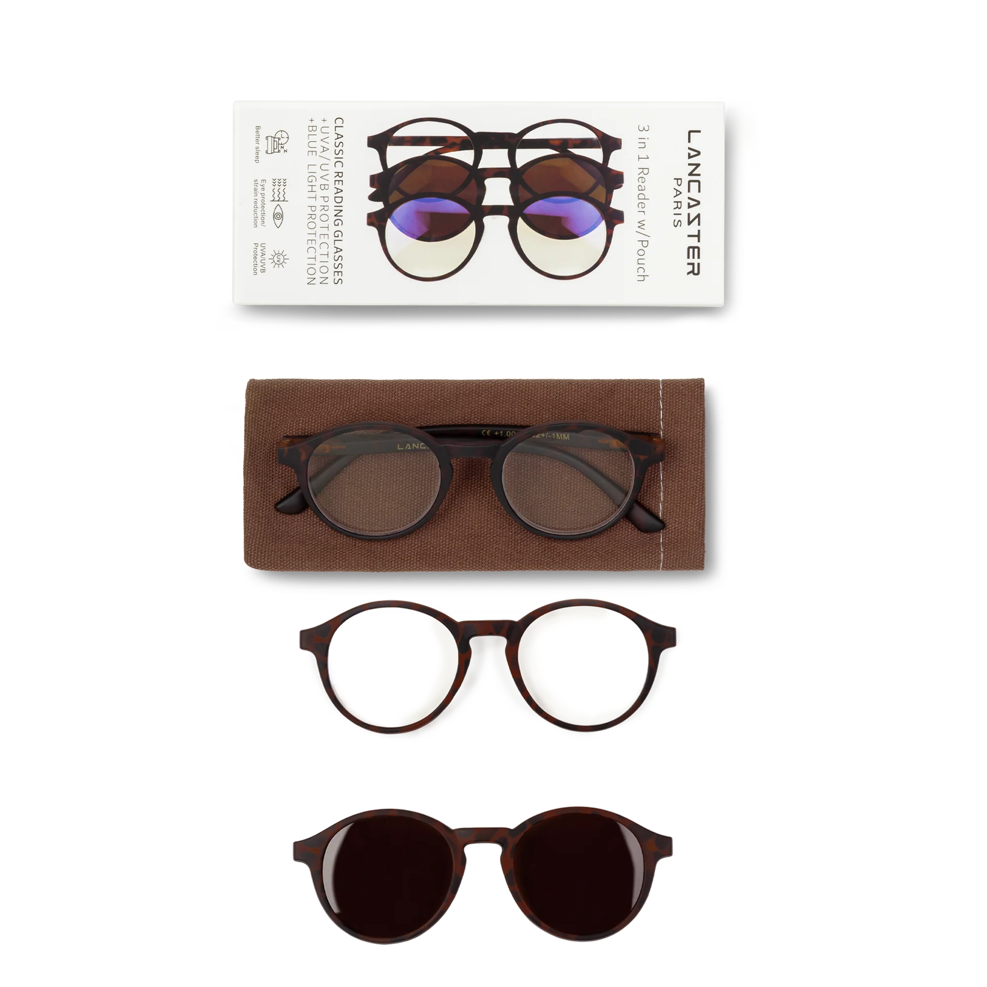 Lunettes de lecture 3-en-1 - Eyewear - Image 12