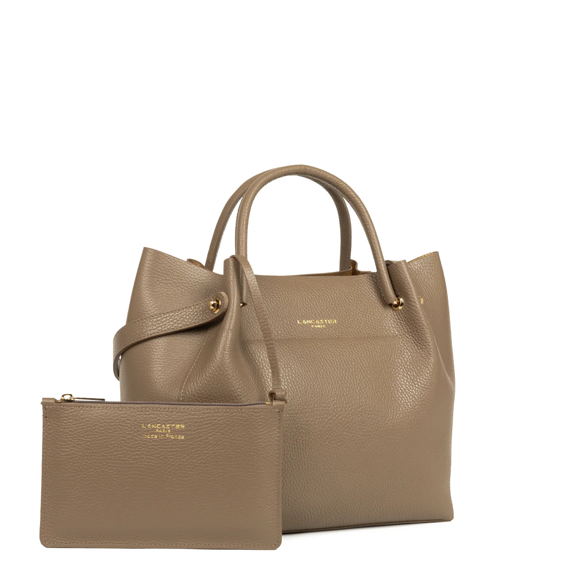 Grand sac cabas épaule - Foulonné Double LOUISA - Image 74