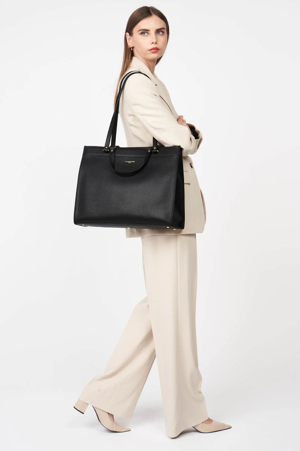 Très grand sac cabas épaule - Foulonné Double DAILY - Image 20