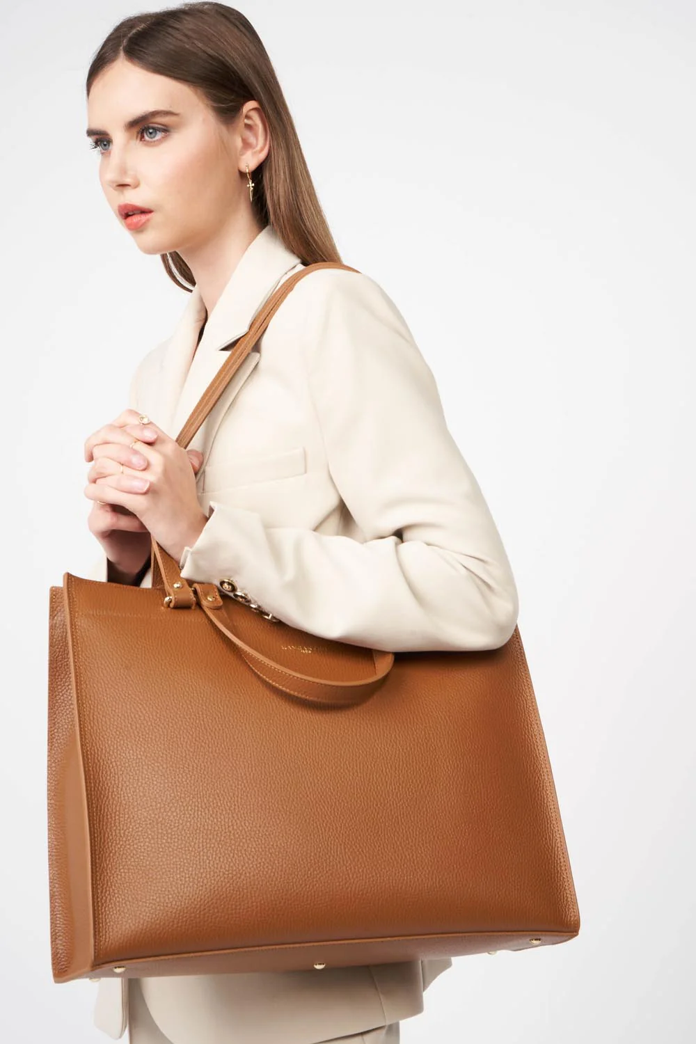 Très grand sac cabas épaule - Foulonné Double DAILY - Image 33