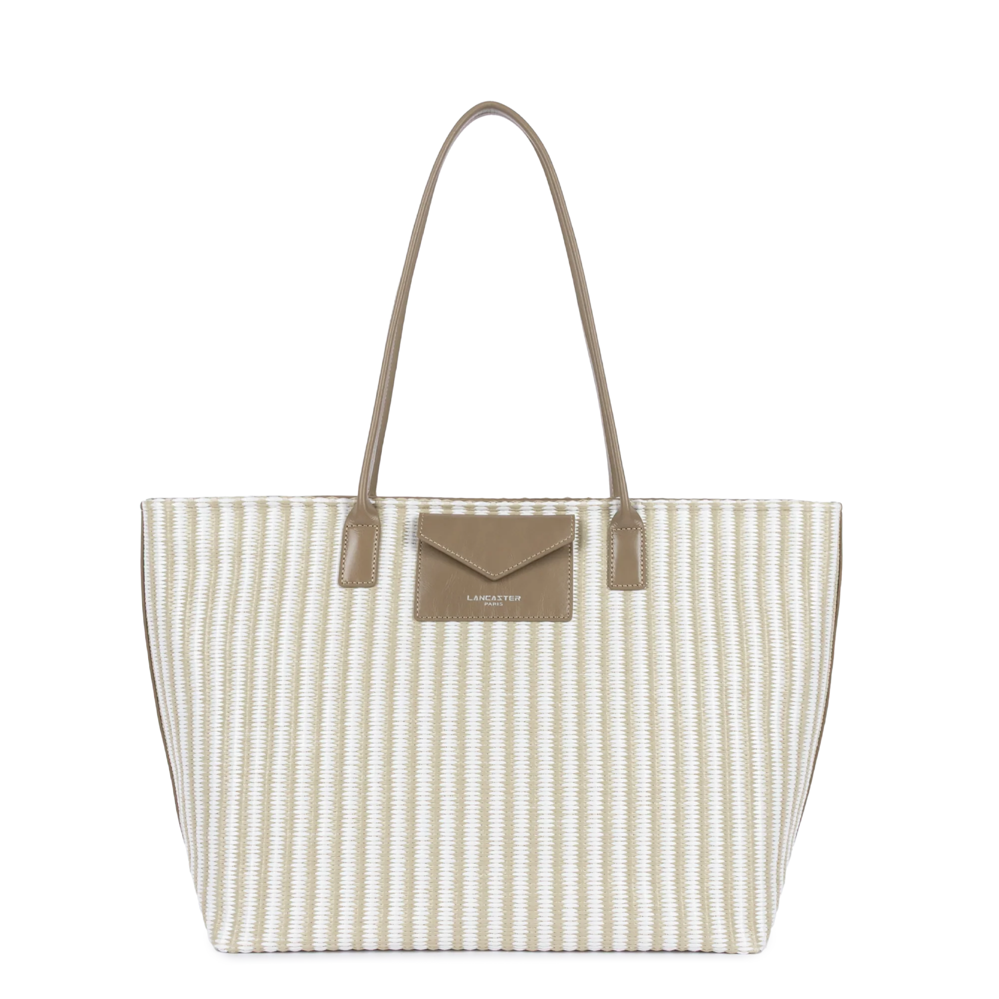 Sac cabas épaule - KBA Marinière Osier - Image 5