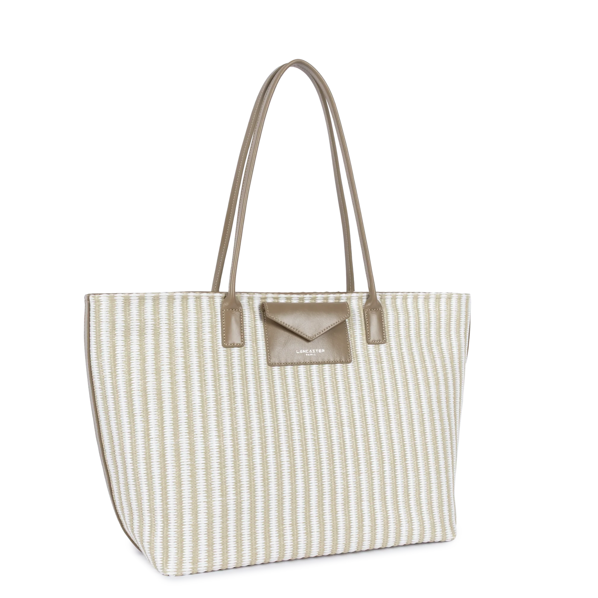 Sac cabas épaule - KBA Marinière Osier - Image 6