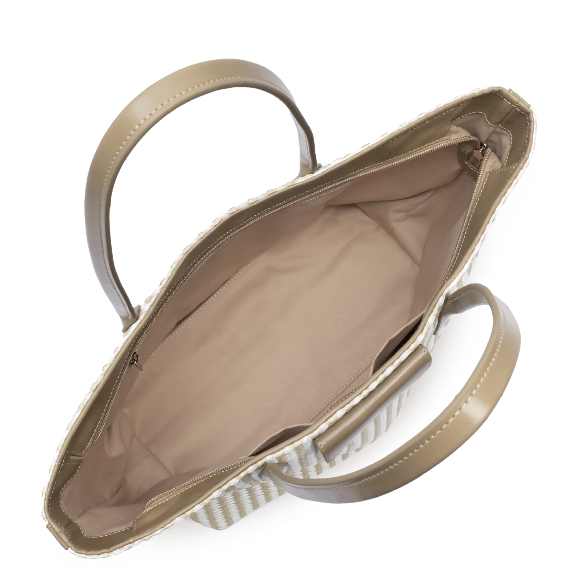 Sac cabas épaule - KBA Marinière Osier - Image 8